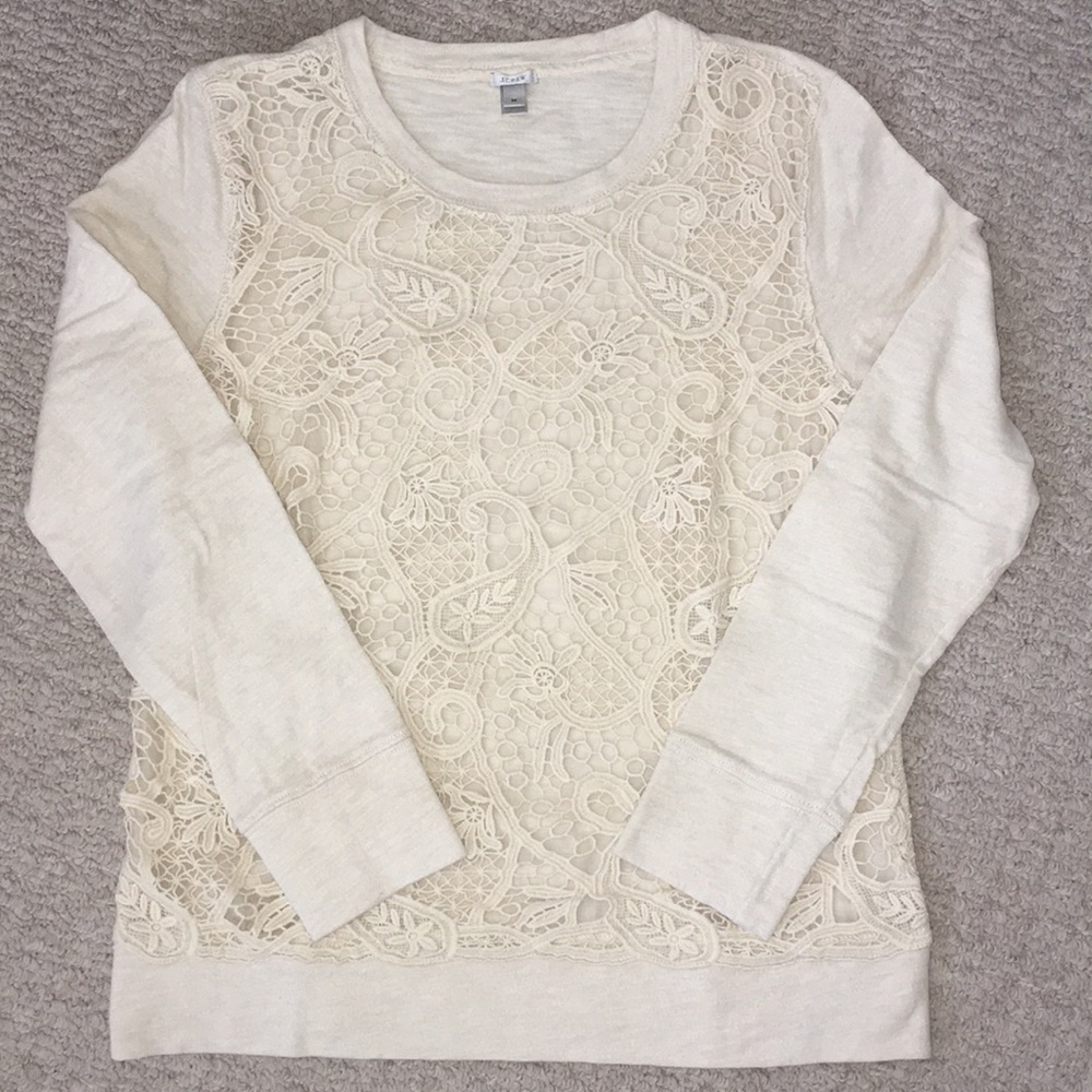 J Crew Cutout Sweatshirt